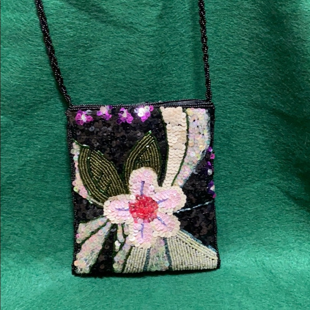 Sequin Shoulder or Crossbody Bag - Picture 2 of 4